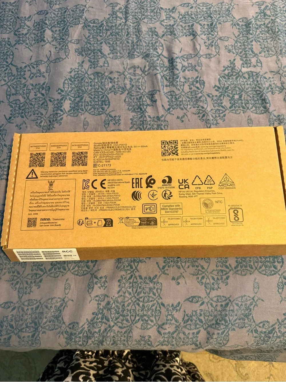 HP Black Wireless Keyboard and Mouse Combo (Boxed)
